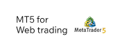 MT5 for Web trading